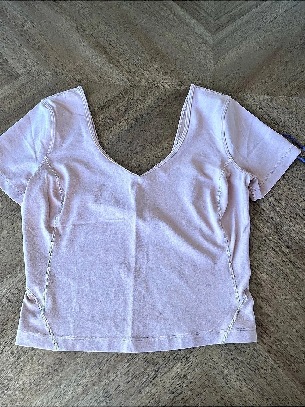 Vintage lululemon All It Takes Gathered Scoopneck T-Shirt Pink Size 6
